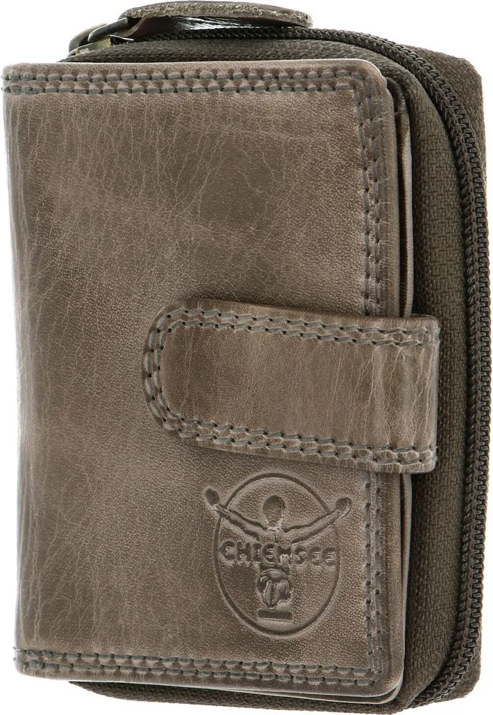 CHIEMSEE Portafoglio Pelle Taupe Marrone - Vera Pelle con RFID Blocker