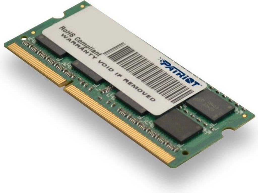 Patriot Memory PSD34G1600L81S, 4 GB, 1 x 4 GB, DDR3, 1600 MHz, 204-pin SO-DIMM