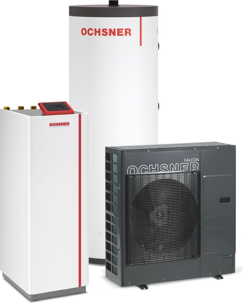 Ochsner Luft Wasser Wärmepumpe AIR FALCON 212 5,5 kW Heizung Komplett Set Wärme