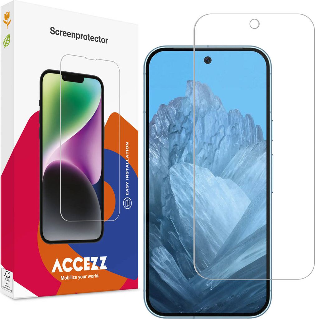 Google Pixel 9 Pro, Google Pixel 9 Screenprotector: Accezz Immagine del prodotto 