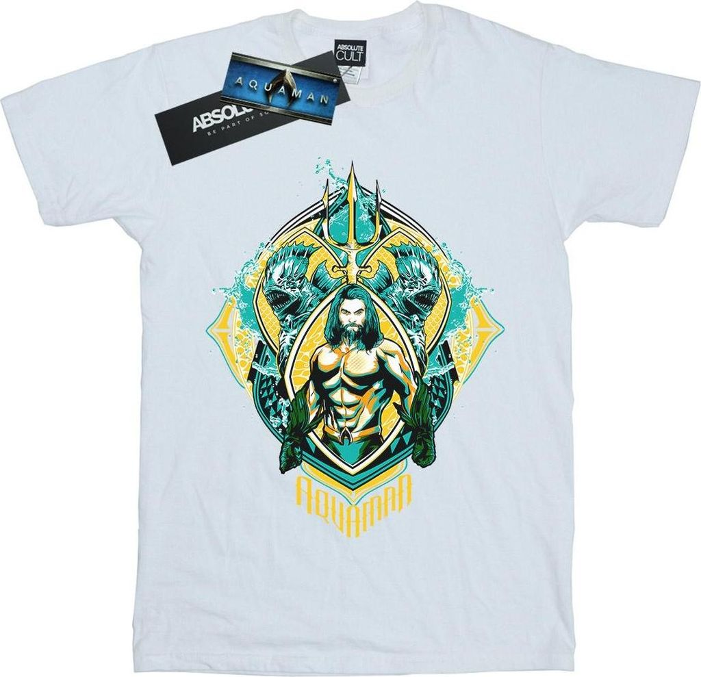 DC Comics - T-Shirt für Jungen BI6999 (152-158) (Weiß)