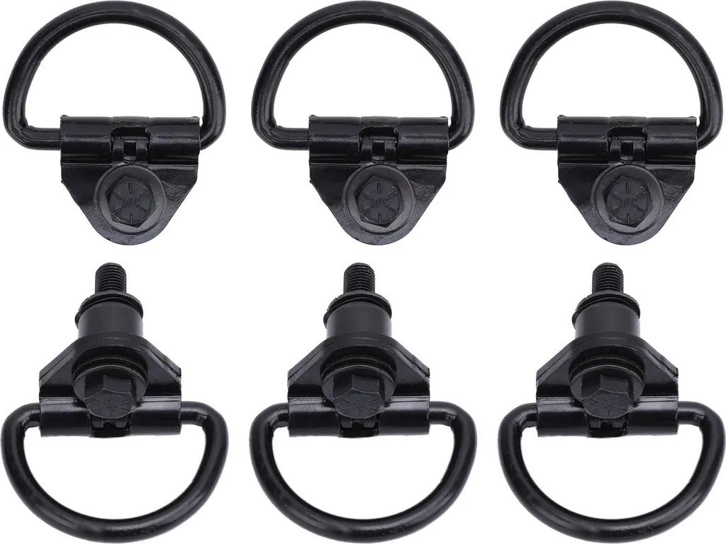 6 Ganci Carico D BK21V550A74AD per Ford Transit 2015-2024 - Acciaio Nero