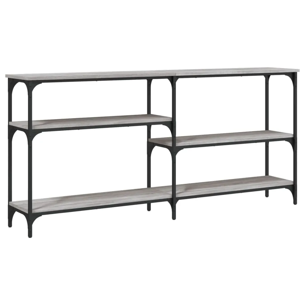 Tavolo Consolle Grigio Sonoma 160x29x75 cm - Mobile Ingresso Slim