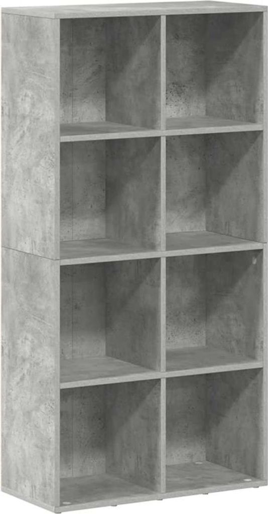 vidaXL Regál/boková deska Betonová šedá 66×30×130 cm Obrázek produktu 