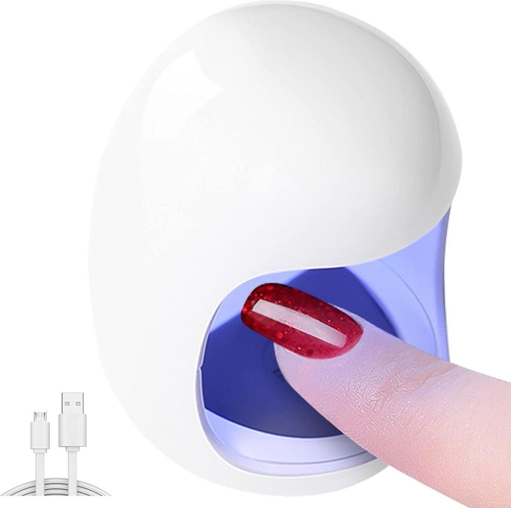 Nagel-Phototherapielampe, niedliche Eier-UV-Gel-Nagellampe, USB-Mini-UV-Nagellampe, LED-Therapie-Sonnenlichttrockner, automatische Sensor-Nagelkuns...