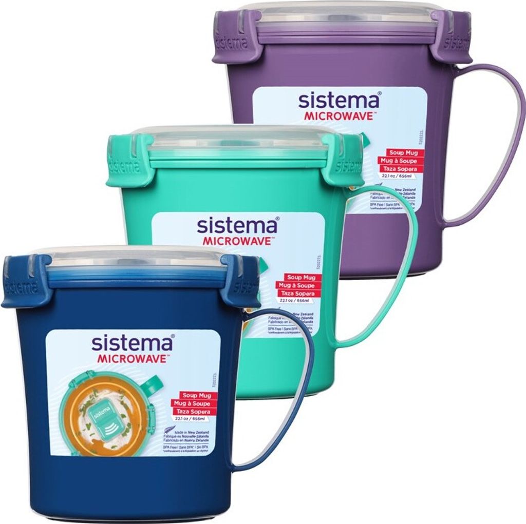 Sistema® Microwave™ Tasse à soupe 656 ml, mélange de Image du produit 
