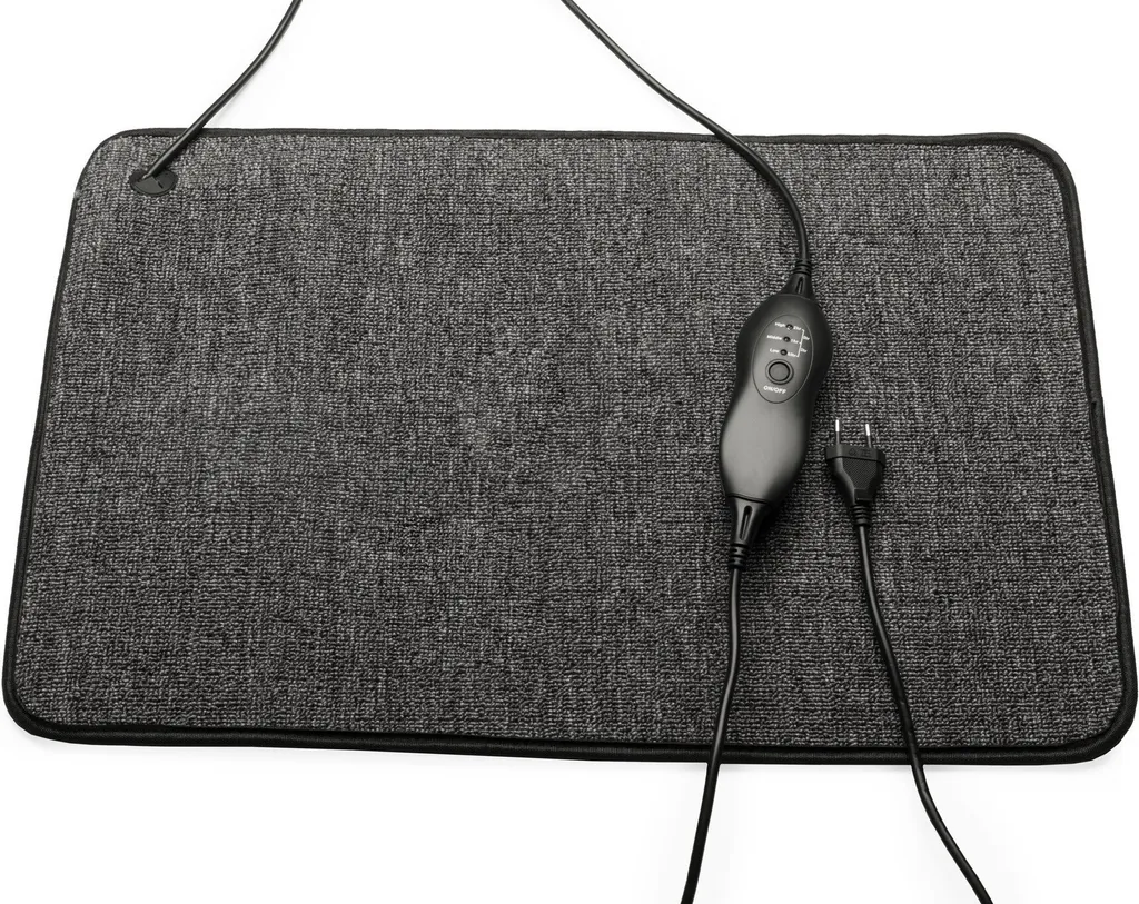 Tapis chauffant pour pieds et bureau - Chaleur douce 85-195W réglable