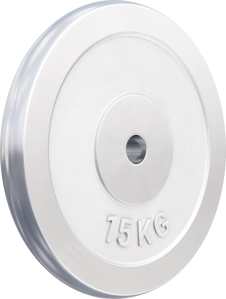 GORILLA SPORTS Hantelscheiben - 15 kg Gewichte, 30/31mm Bohrung, aus Chrom - Gewichtsscheiben
