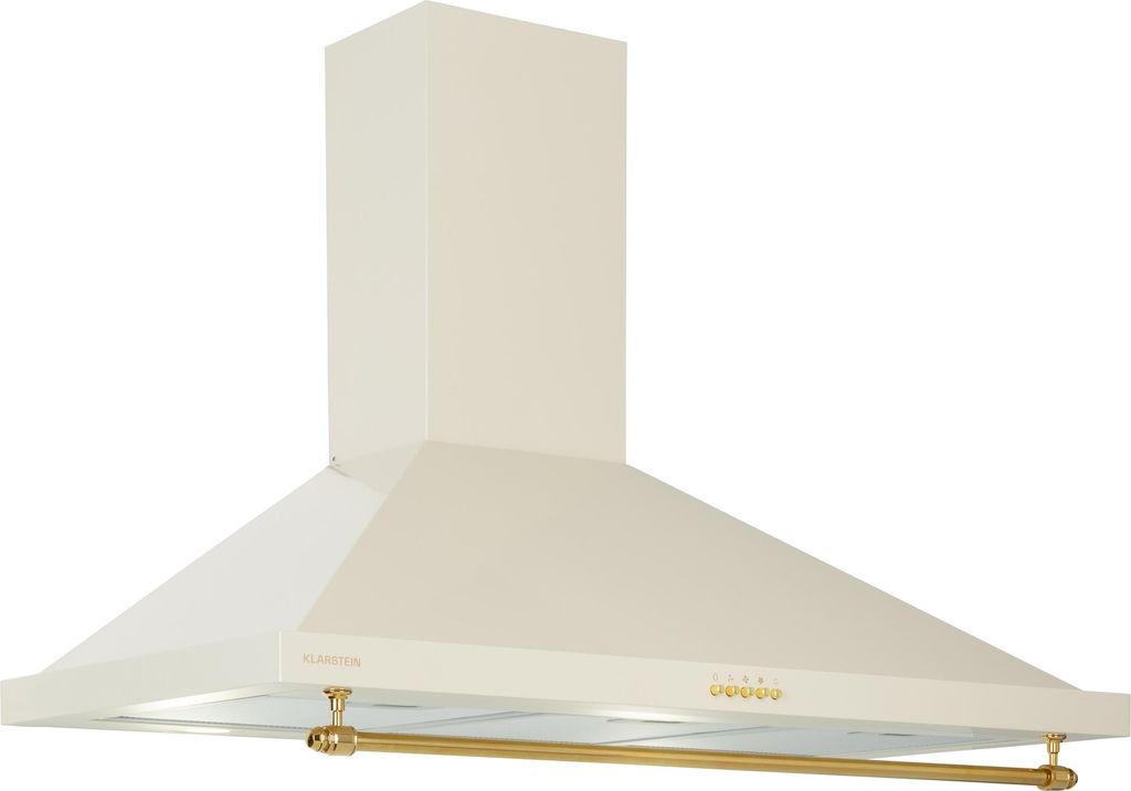 Klarstein Dunstabzugshaube 90cm, Abluft-Dunstabzugshaube mit RGB-LEDs, Leistungsstarke Abzugshaube Leise, 591,5 m³/h Luftstrom, Wandhaube mit Alum...