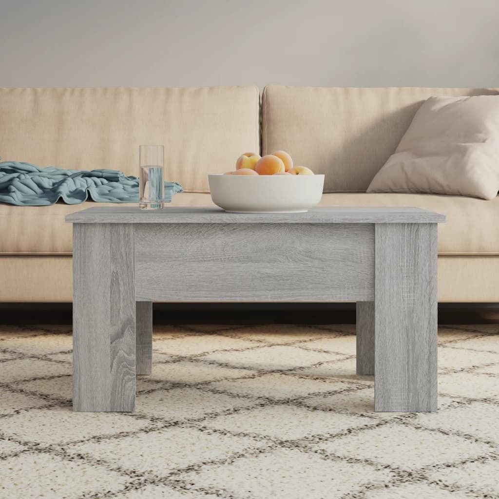 Maison Exclusive - Couchtisch Grau Sonoma 79x49x41 cm Holzwerkstoff