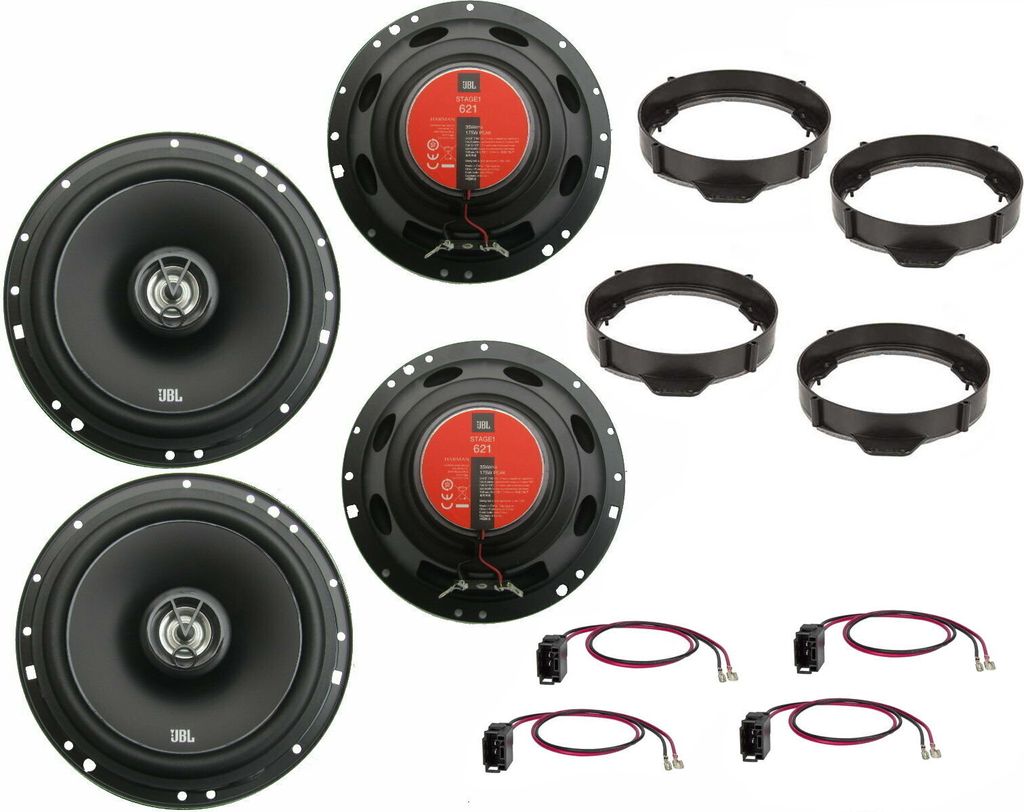 JBL für Mercedes A Klasse W177 Bj 18-21 Lautsprecher Set Tür vorne + Heck