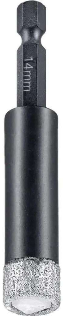 Foret diamant 14 mm pour perçage propre de salle de bain et cuisine