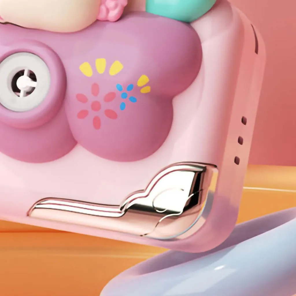 Soffiatore Bolle Cartoon per Bambini - Fotocamera Portatile Viola