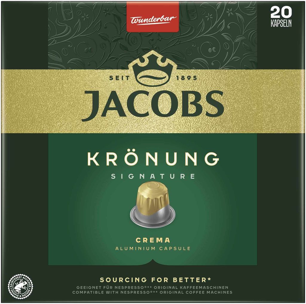 Jacobs 20 Kapseln Krönung Crema Zdjęcie produktu 1