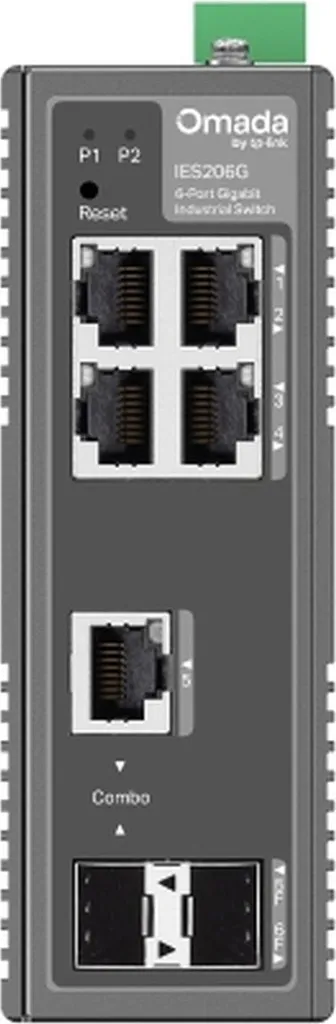 Omada IES2XX Switch Rail DIN Métal avec Gestion Cloud Centralisée