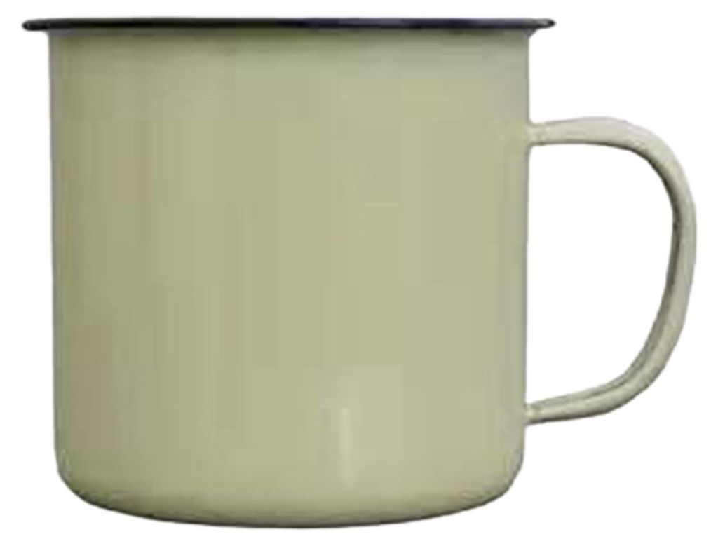 Vintage-Emaillebecher mit Henkel, hitzebeständig, großes Fassungsvermögen, 120/240/350/500 ml, ideal für Tee, Milch, Wasser und Kaffee, Retro-D...