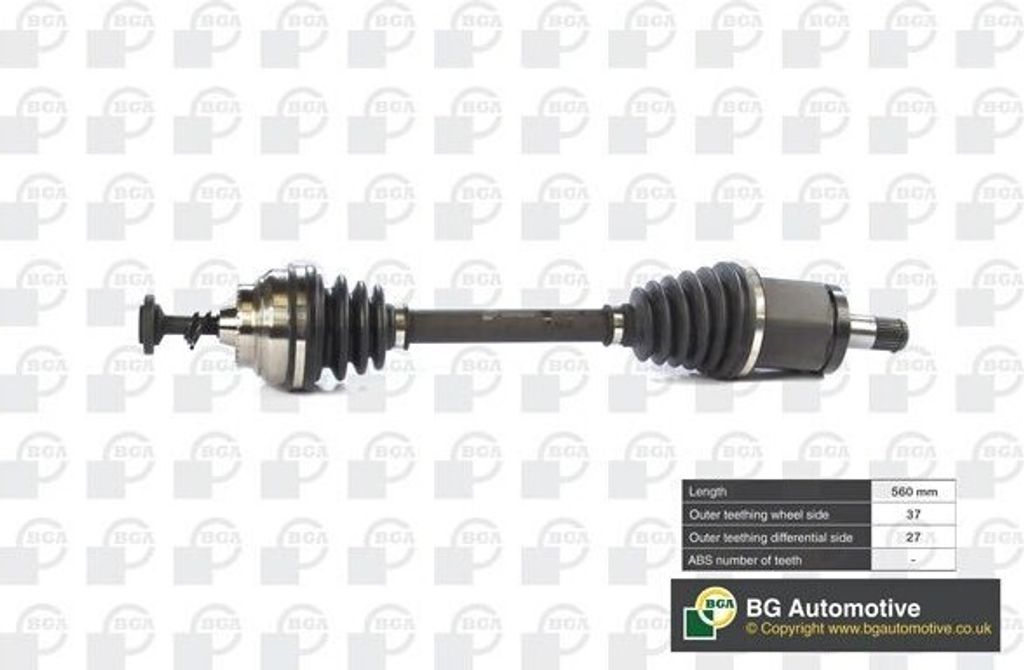 BGA DS0903L Antriebswelle Vorne Links für VW Transporter V Kastenwagen (7HA, 7HH, 7EA, 7EH) für BMW 5 Touring (F11) 5 Limousine (F10) 6 Gran Coupe