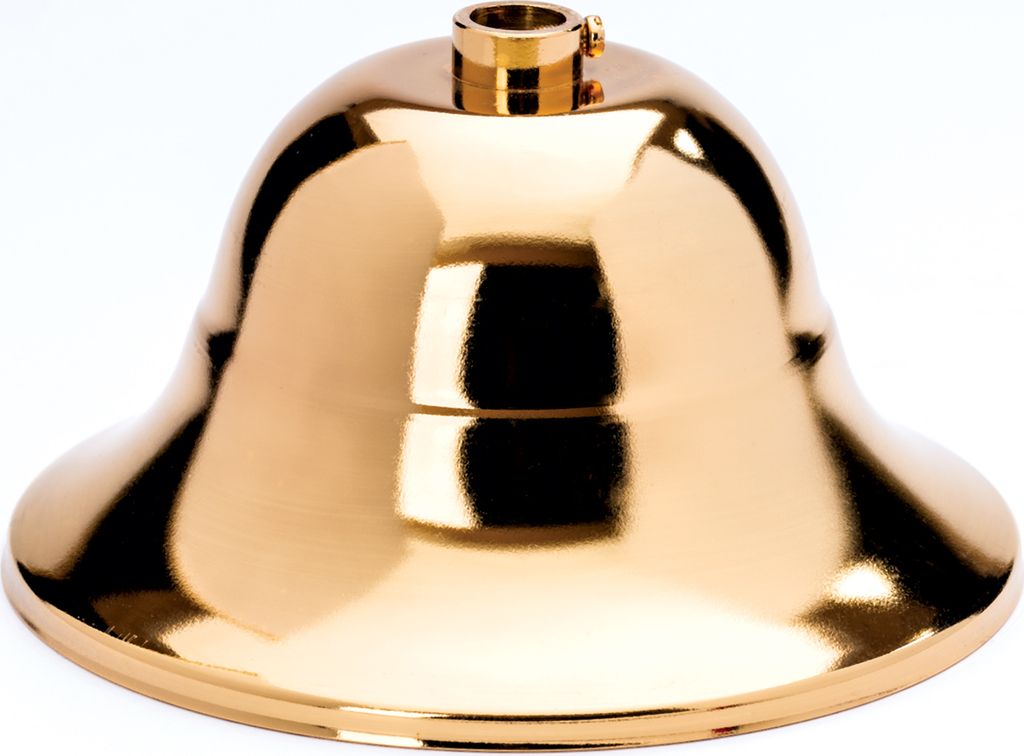 Deckenbaldachin Rosette Abdeckung für Hängeleuchten, Lampenbaldachin mit Stellring, Ø 110 mm, Gold