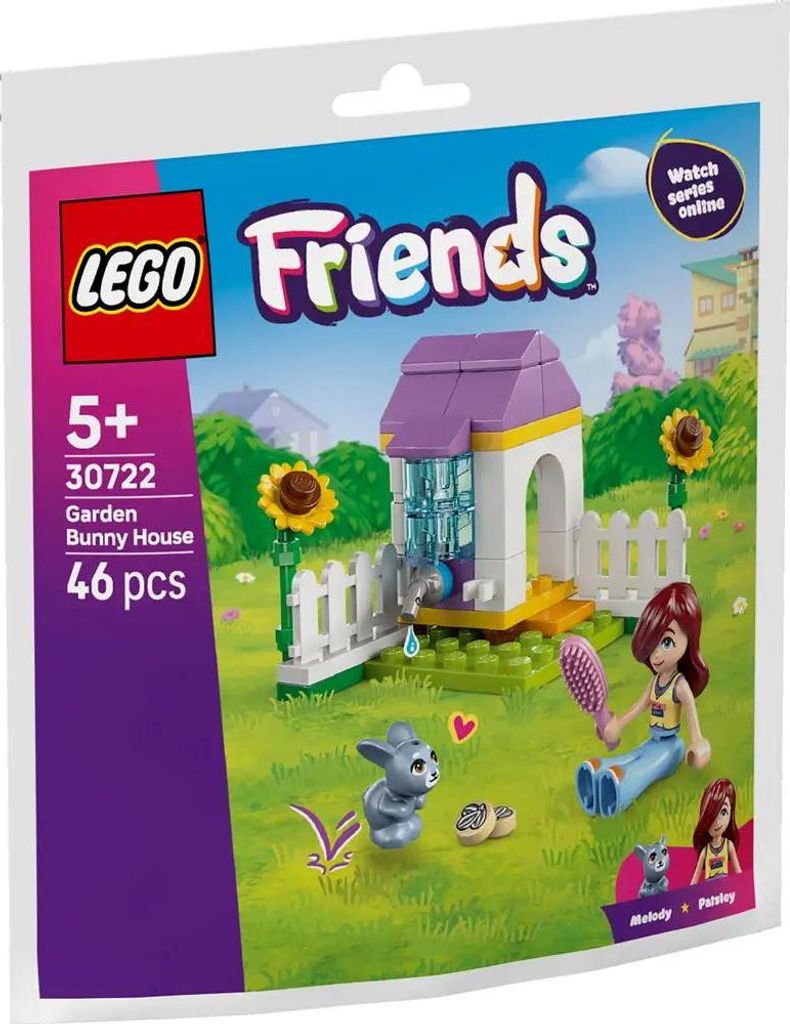 LEGO Friends Garten mit Hasenstall, Bausatz, 5 Jahr(e), Kunststoff, 46 Stück(e), 42 g