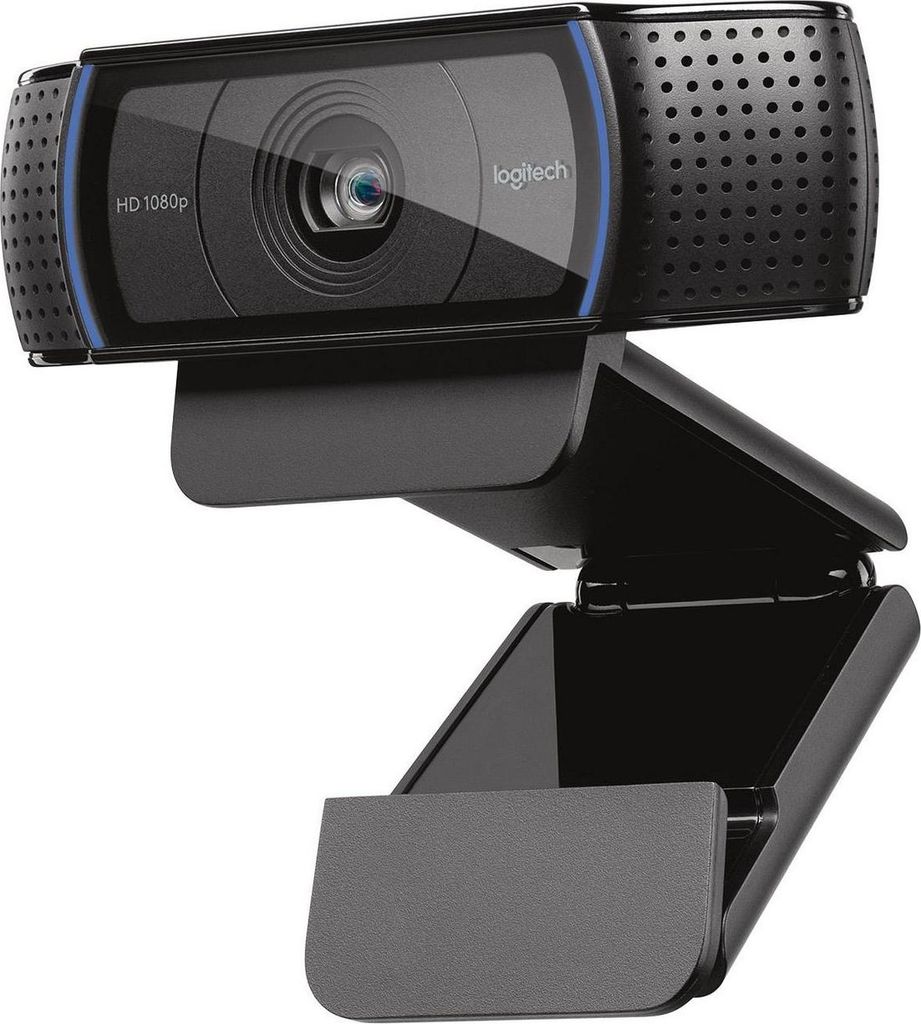 Logitech HD Pro Webcam C920 - Webcam - Farbe - 1920 x 1080 - Audio - USB2.0 - H.264 (960-000767)