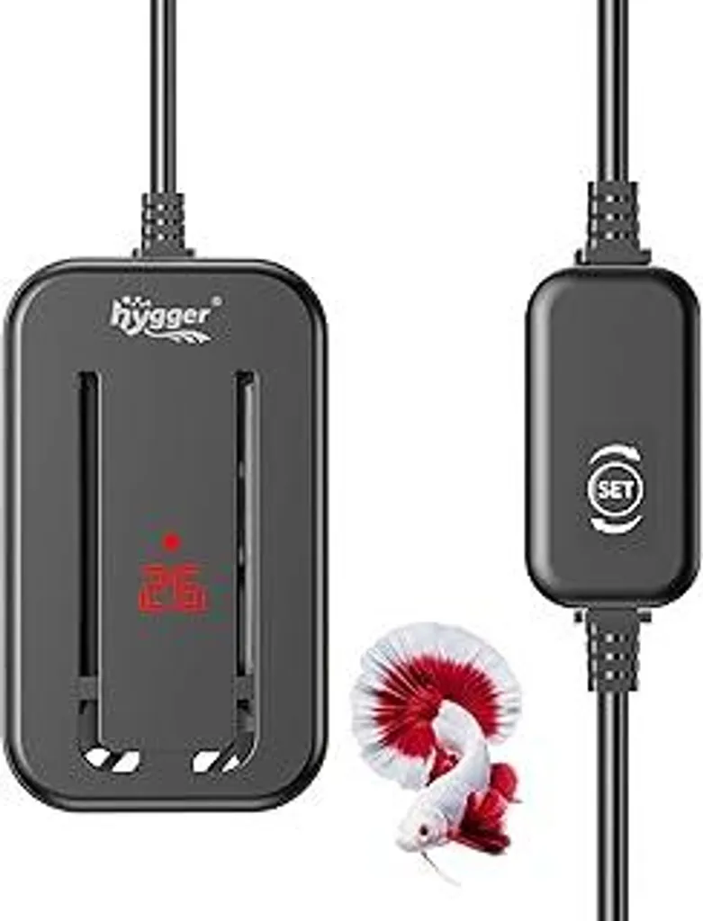 Riscaldatore Acquario Hygger 150W: Comfort Digitale per i tuoi Pesci