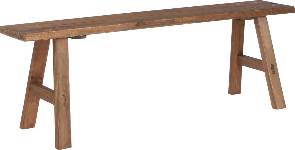 Mica Decorations Odvážná dřevěná lavička - D108 x Š20 x V37 Obrázek produktu 