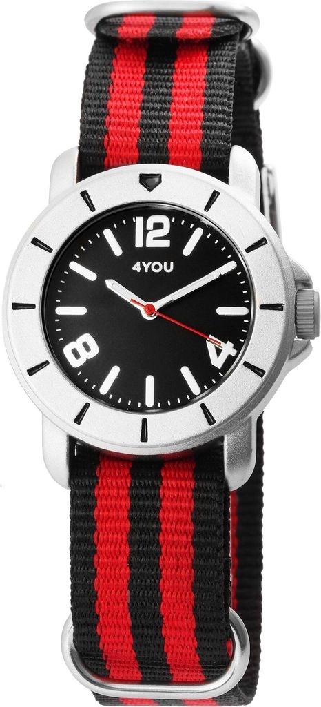 4YOU Uni Uhr Armbanduhr Analog Quarz Nylon 250002006