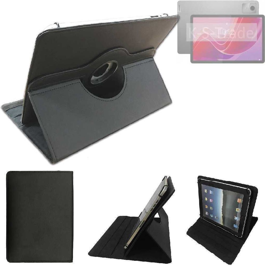 High quality kompatibel mit Lenovo Tab M11 Wi-Fi Schutz Hülle 360° Tablet Case Schutzhülle Flip Cover schwarz. Tablet Hülle drehbar Standfunktion