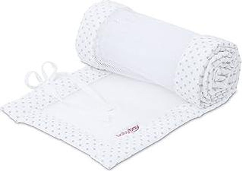 babybay Nestchen Mesh-Piqué / Bettumrandung für Beistellbett / Stoßschutz für Baby Bett, passend für Modell Maxi, Boxspring, Comfort und Comfo...