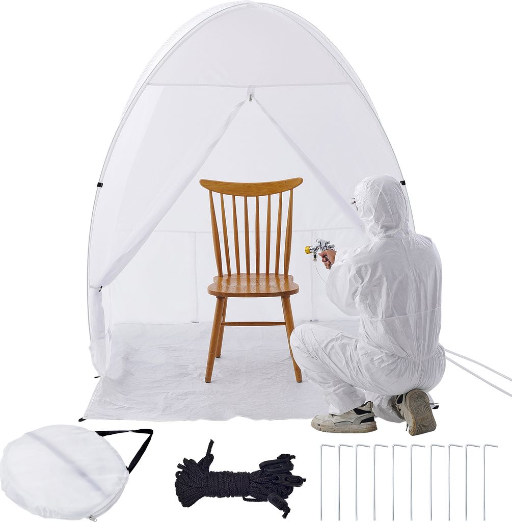 SucceBuy Abri de peinture en spray, 60 x 60 x 70 pouces, Image du produit 