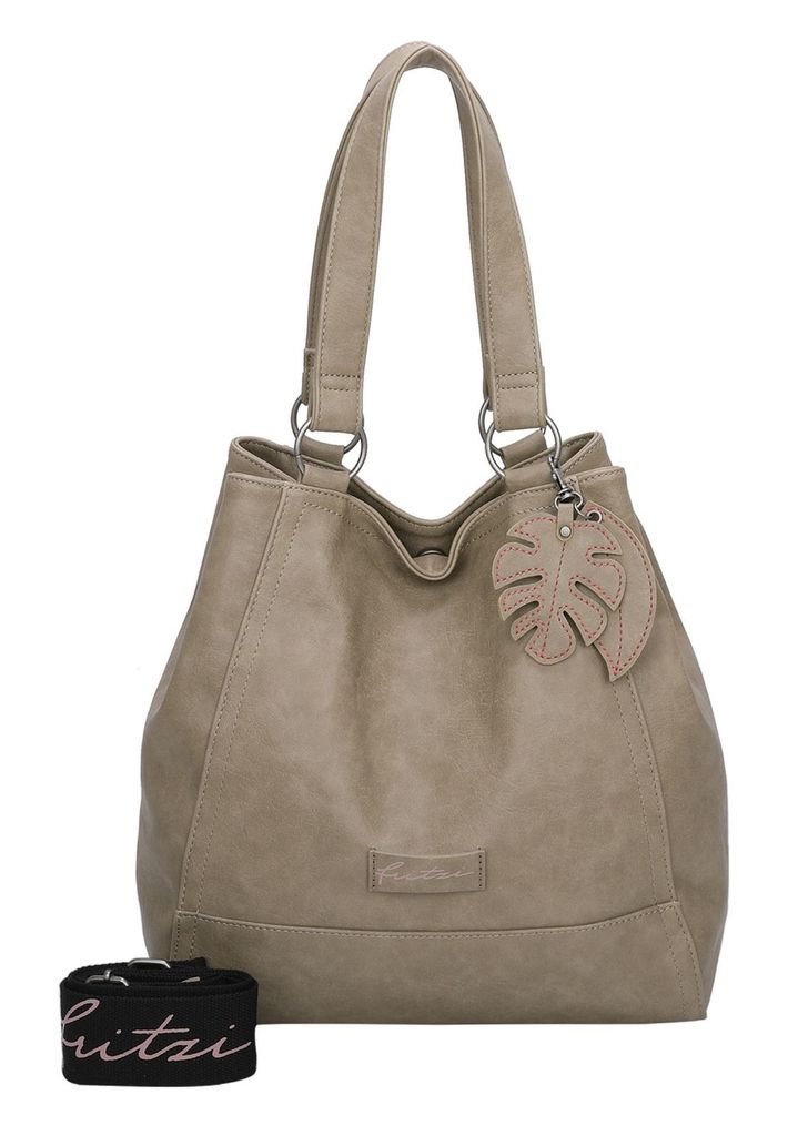 Fritzi aus Preußen Schultertasche Eco Joy01 Shopper Mud Produktbild 