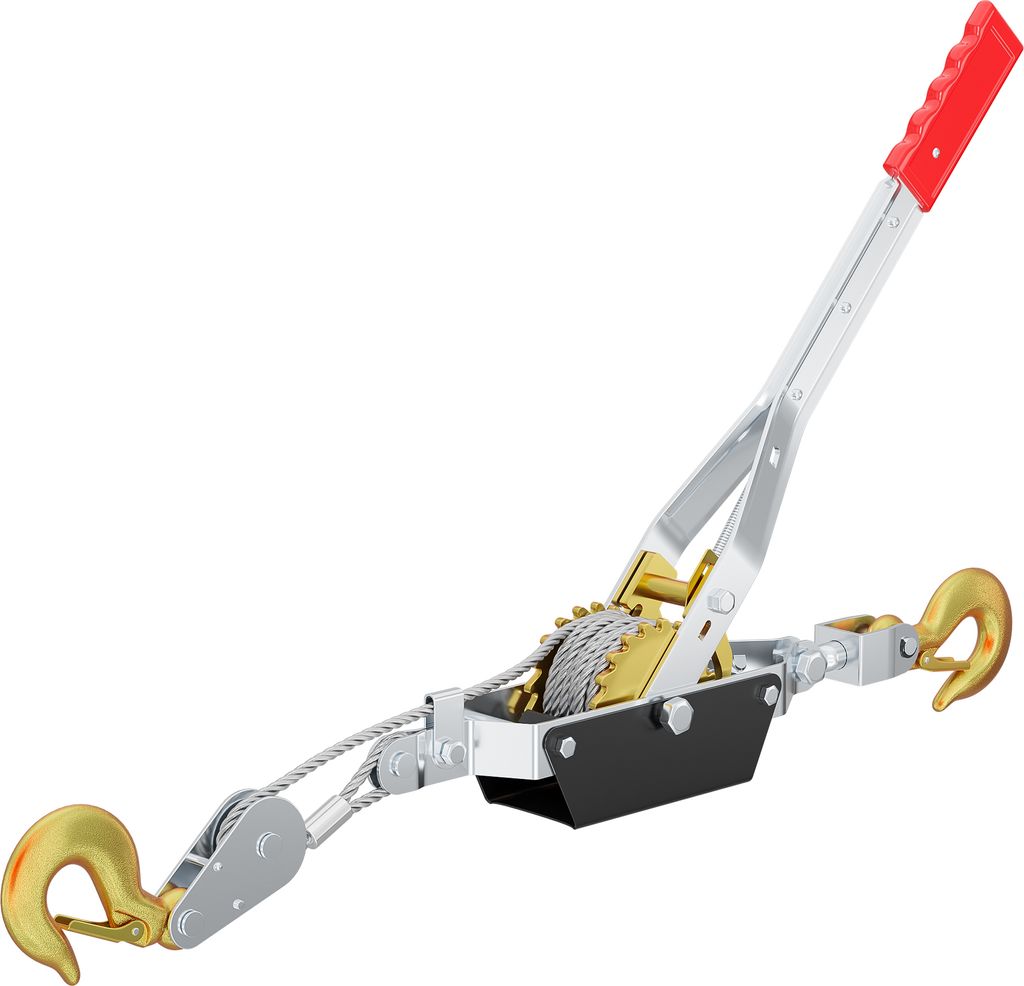 Wiltec Handseilzug mit 2,2 m Drahtseil bis 2000 kg, Produktbild 