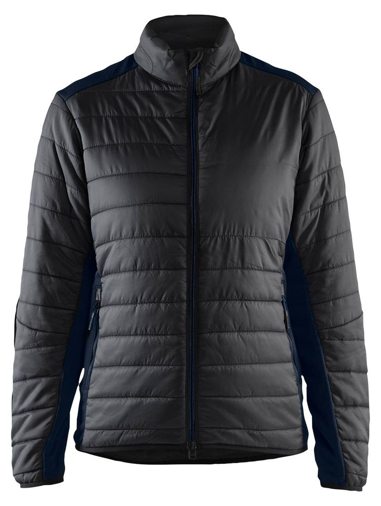Blakläder Damen Jacke warm gefüttert 4715, Farbe:Schwarz/Dunkel Marineblau, Größe:XS
