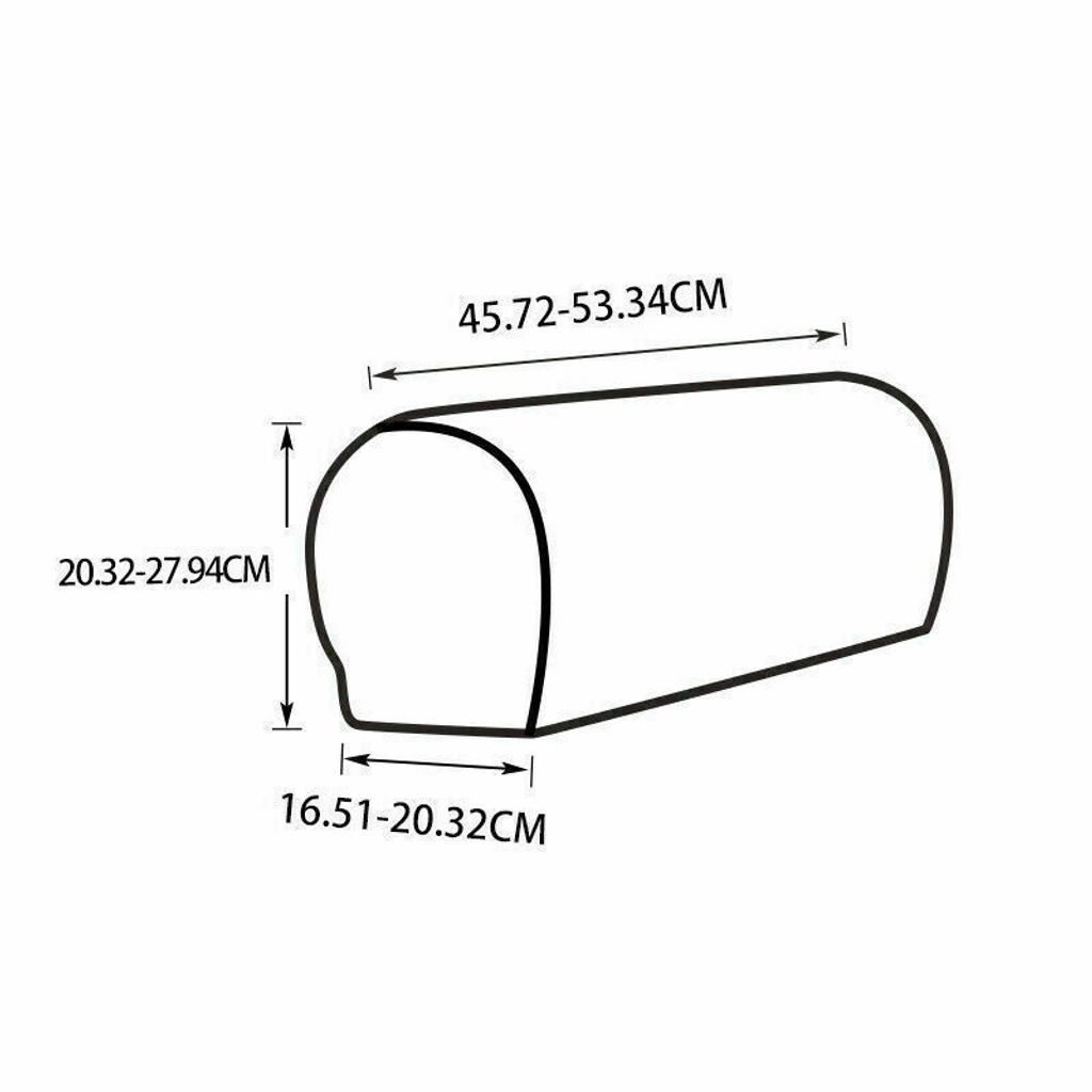 Auto Armlehnenbezug 4-tlg. Set - Universal Elastisch In Schwarz