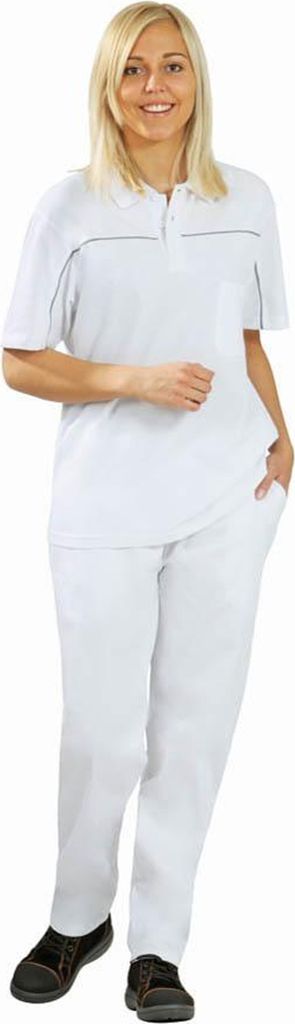 Planam  Damen Bundhose Mischgewebe reinweiß Gr. 54, 1647054 Produktbild 
