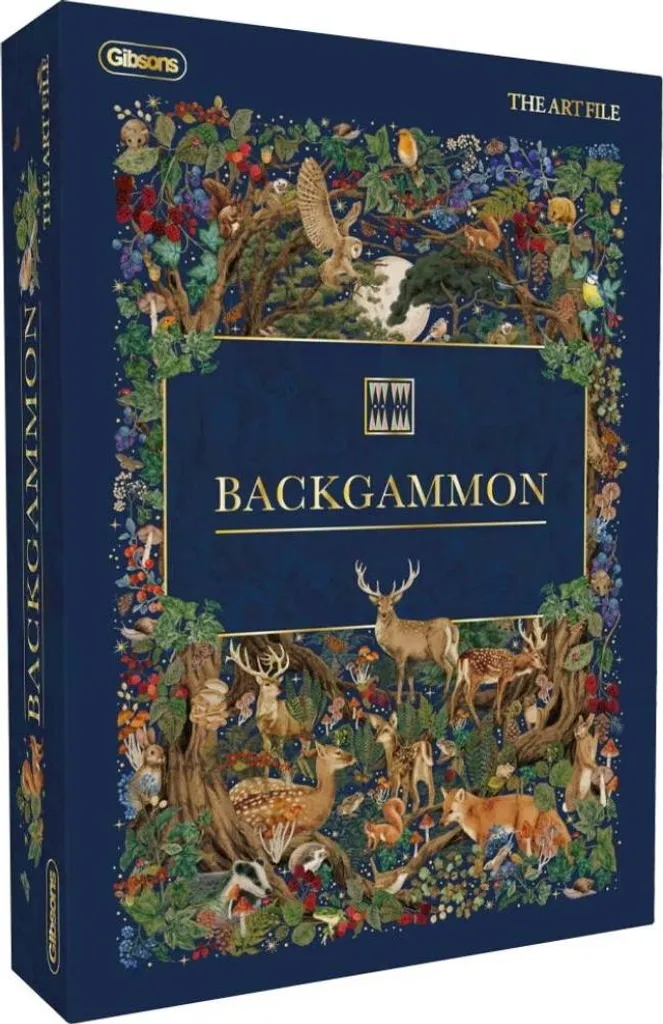 Backgammon Gibsons Idéal pour Soirées en Famille et Amateurs de Jeux