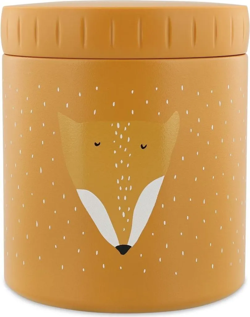 Trixie Thermos Lunchpot Mr. Fox 500ml en Acier Inoxydable Orange