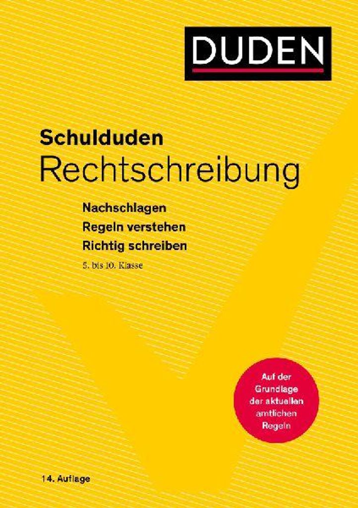 Schulduden Rechtschreibung Produktbild 