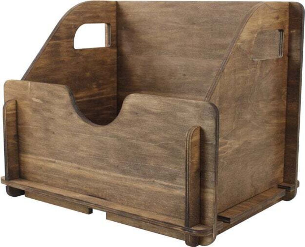 Muziker Self-Assembly Plywood Box für LP-Platten