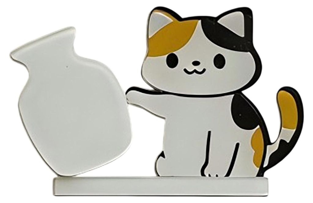 1/2 Stück Katzenbart-Halter Kühlschrankmagnet Katzenhaar Miniaturvase Sammlerbehälter Haustier-Gedenk-Erinnerungsdekoration B