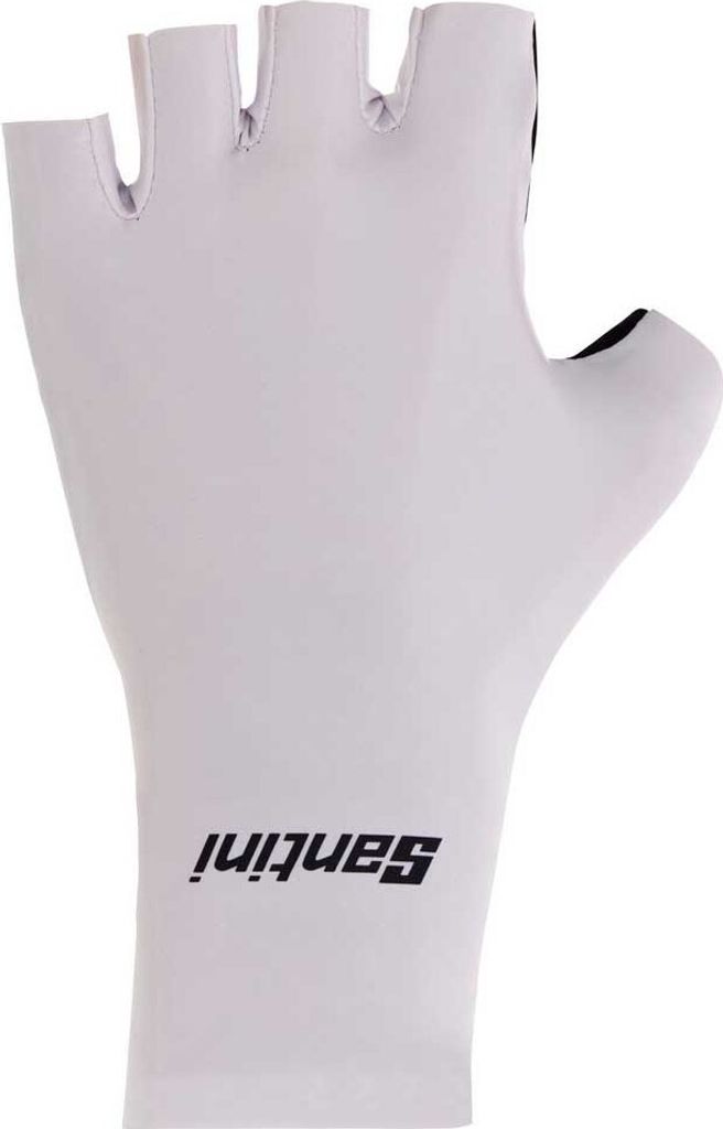 Santini Madss Kurze Handschuhe Weiß M Herren,Damen Weiß M