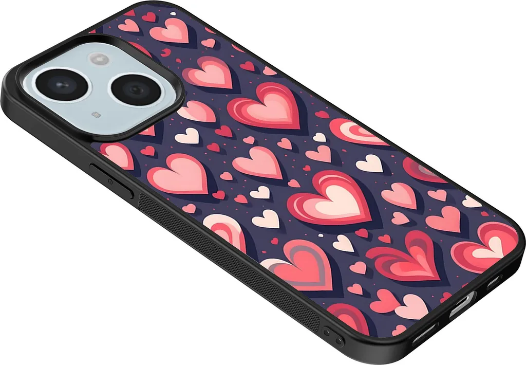 iPhone 14 Plus Cover Cuore - Custodia Estetica Smartphonica per Donna - 3