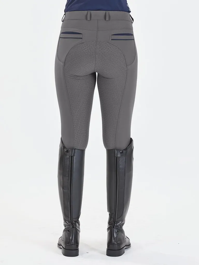 Fini les frottements : Culotte équitation Busse MADEIRA gris navy 34