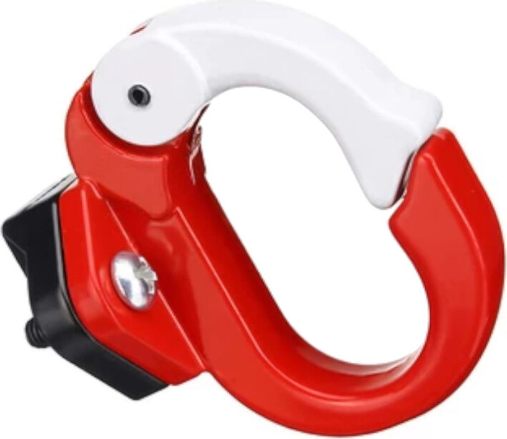 Verschließbar, robust Haken Einkaufshaken für Elektroroller Xiaomi M365 / PRO / PRO 2 / 1S / Essential - Farbe ROT + WEIß