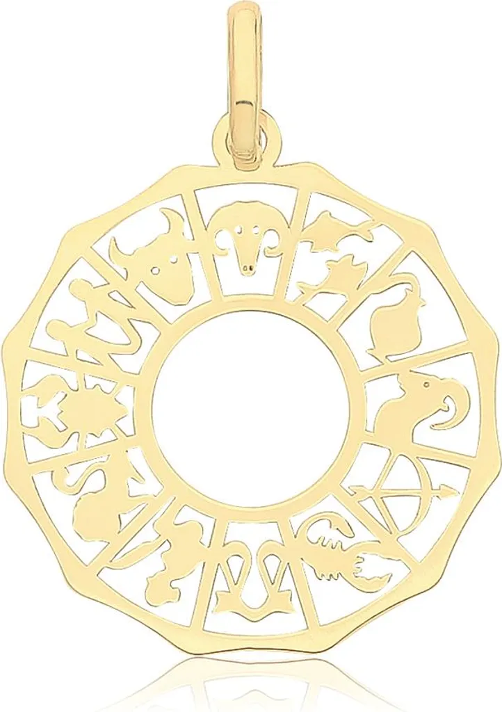 Pendentif Zodiaque Or 375 Durable : Un Bijou Qui Ne Noircit Pas