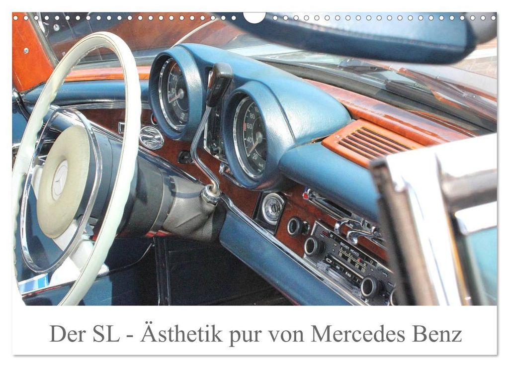Der SL - Ästhetik pur von Mercedes Benz (Wandkalender 2027 DIN A3 quer), CALVENDO Monatskalender