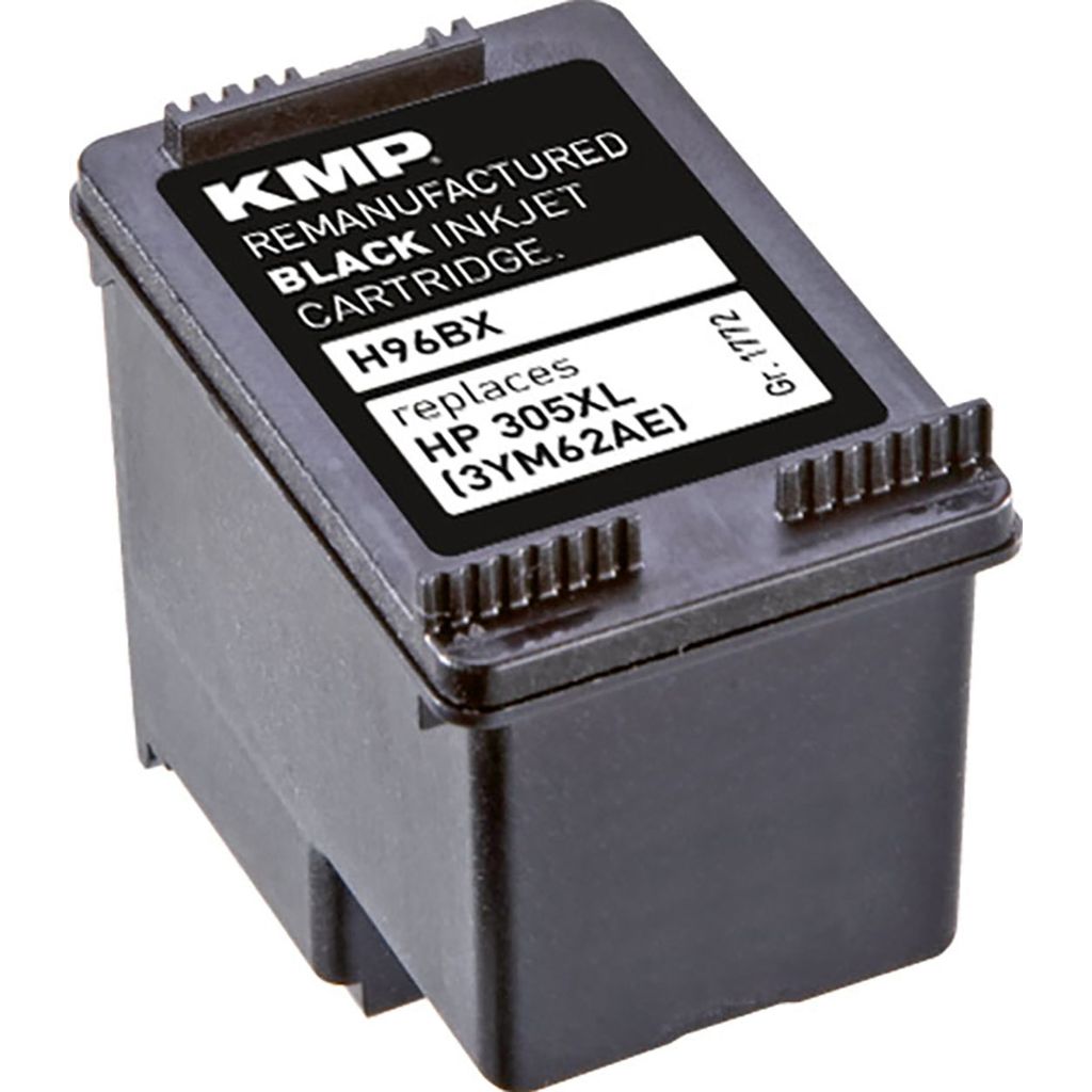 KMP Tintenpatrone passend für HP 305XXL Black 3YM63AE Produktbild 