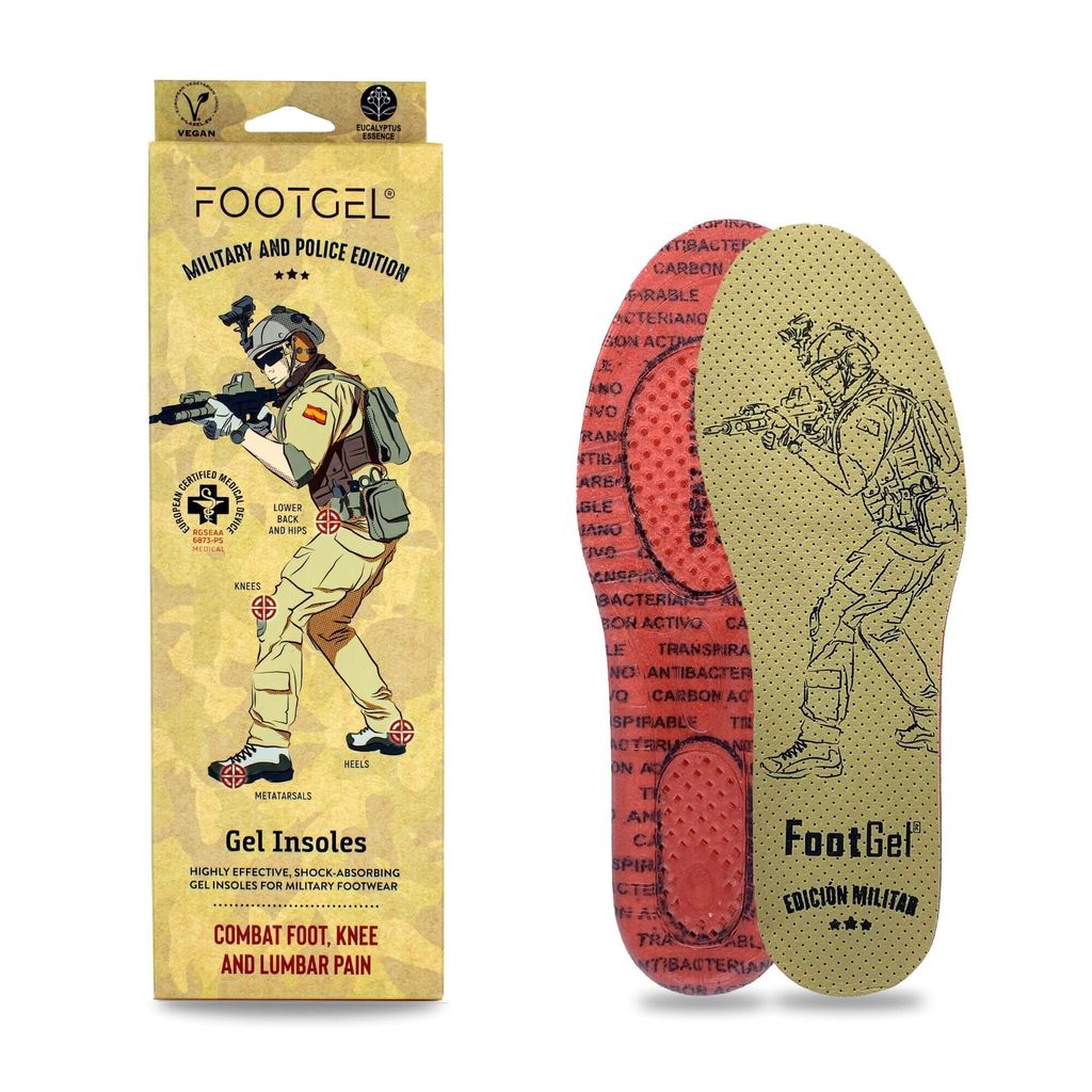 FOOTGEL MILITARY Semelles en gel - 43-47 Image du produit 