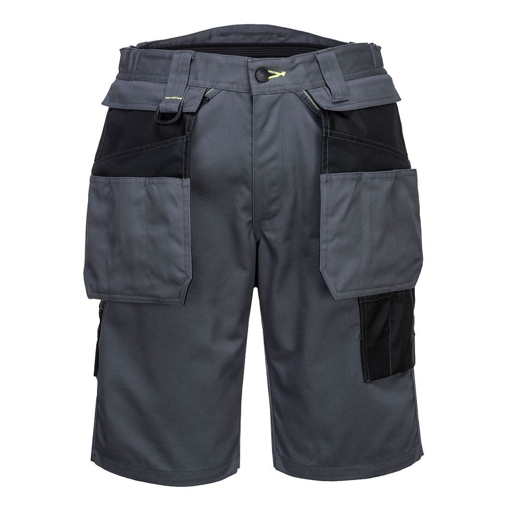 Portwest PW345 PW3 Shorts mit Holstertaschen Zoom Grey/Black Gr. 36