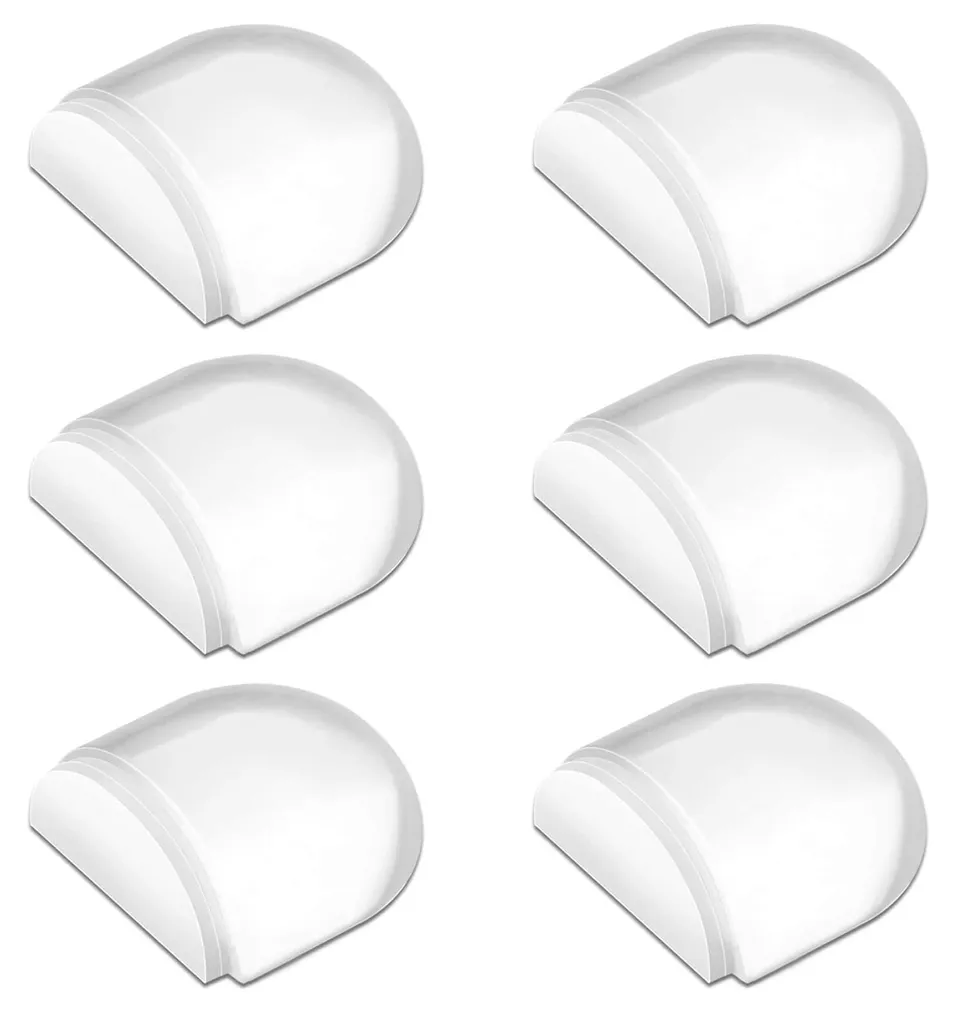 Protection de mur et meuble lot de 6 butoirs de porte invisibles sols